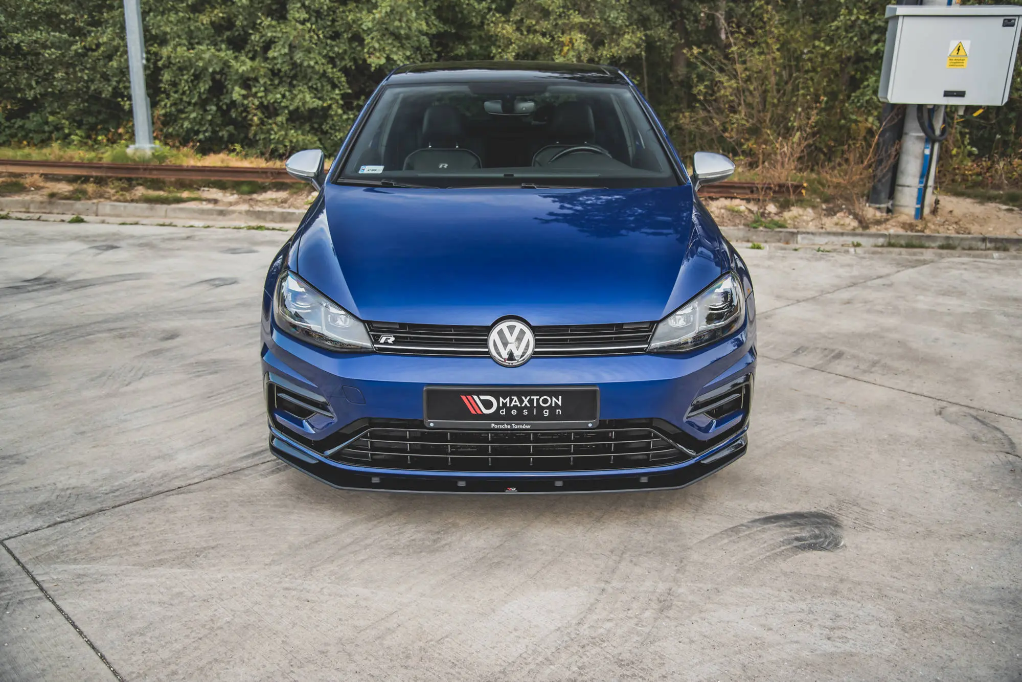 Frontspoiler VW Golf VII R / R-Line Facelift 2017-2020 | Racing Durability Black Edition – bilde 2