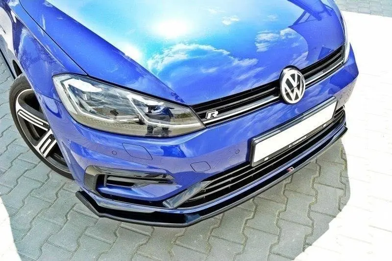 Frontspoiler VW Golf VII R / R-Line Facelift 2017-2020 | V.2 Glossy Black Edition – bilde 2