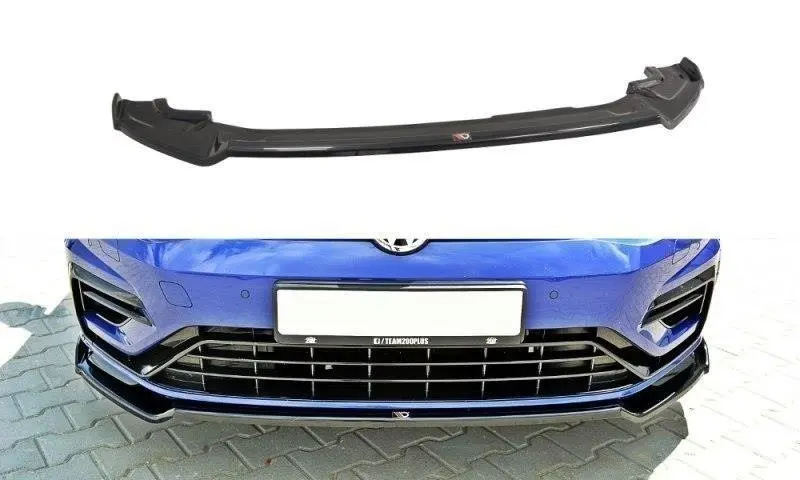 Frontspoiler VW Golf VII R / R-Line Facelift 2017-2020 | V.2 Glossy Black Edition – bilde 3