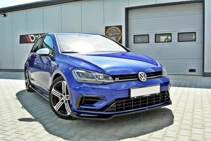 Frontspoiler VW Golf VII R / R-Line Facelift 2017-2020 | V.2 Glossy Black Edition – bilde 4