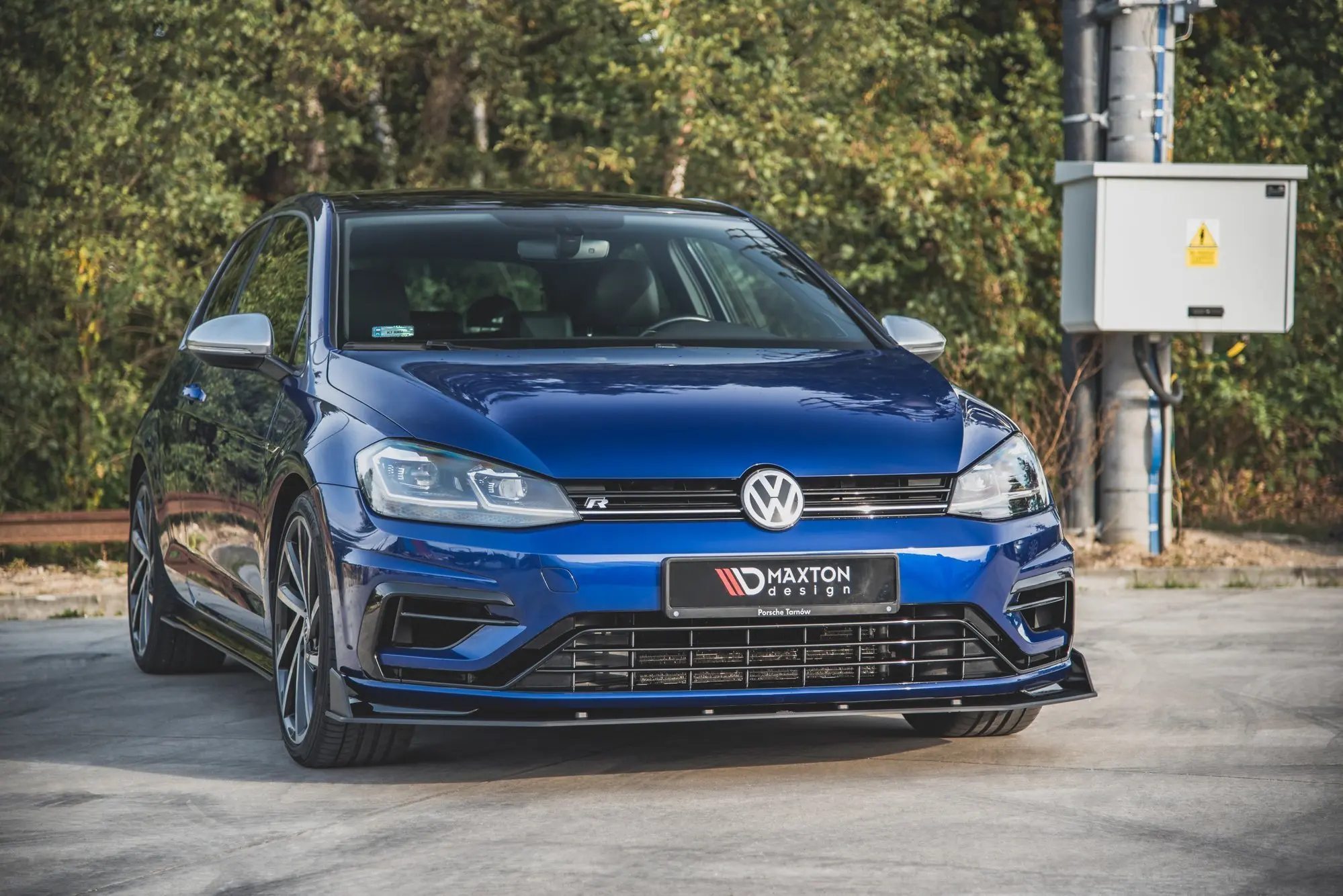 Frontspoiler VW Golf VII R / R-Line Facelift 2017-2020 | V.2 Racing Durability Black Edition – bilde 4