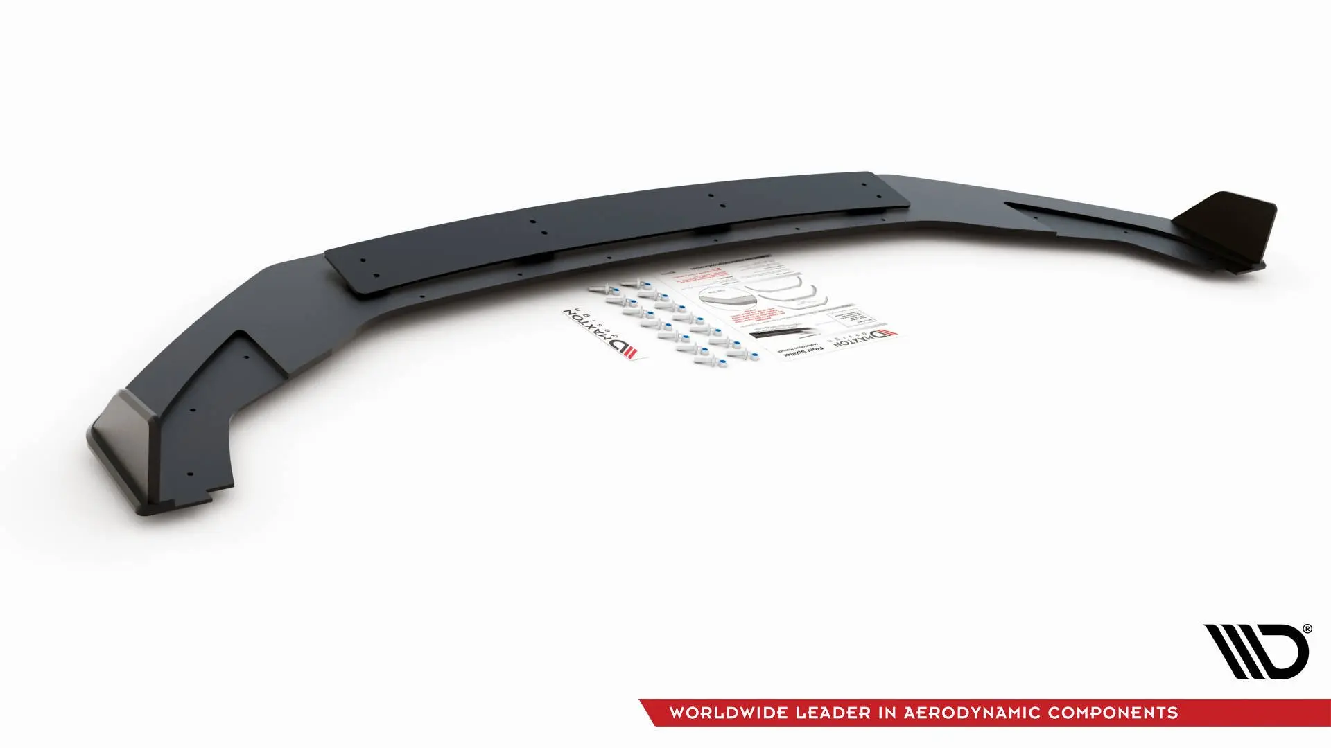 Frontspoiler VW Golf VII R / R-Line Facelift 2017-2020 | V.2 Racing Durability Black Edition Image 5