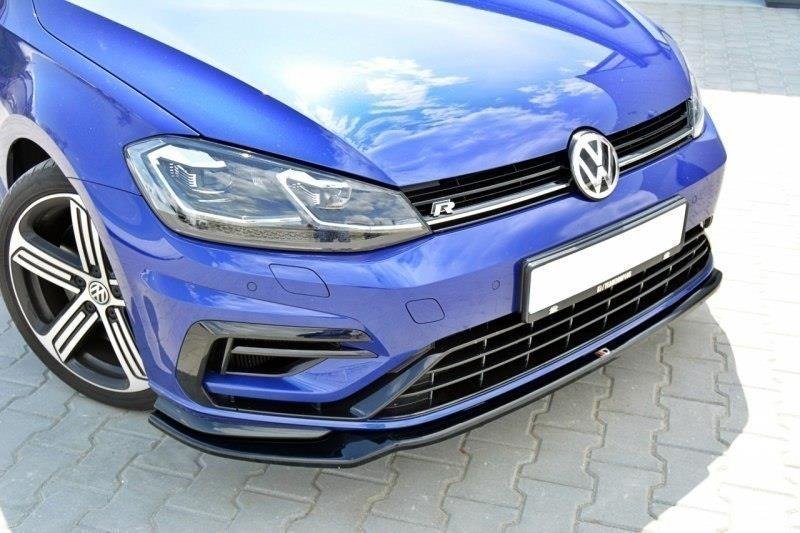 Frontspoiler VW Golf VII R / R-Line Facelift 2017-2020 | V.3 Glossy Black Edition