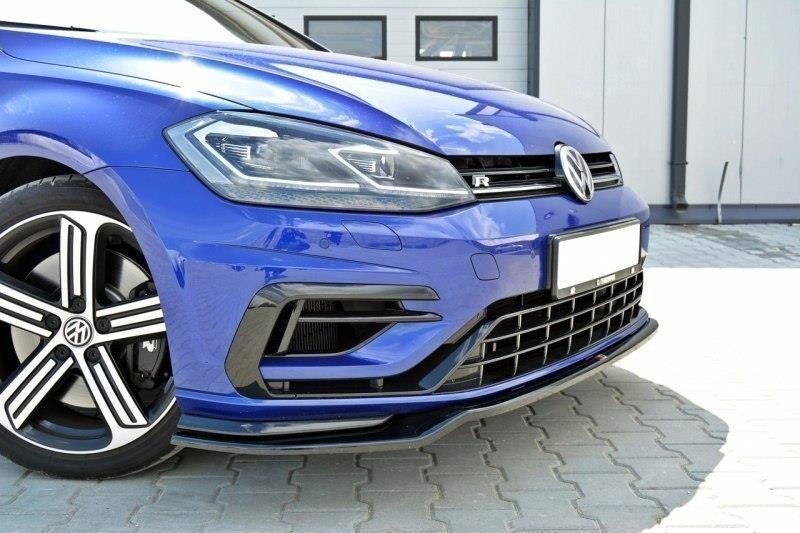 Frontspoiler VW Golf VII R / R-Line Facelift 2017-2020 | V.3 Glossy Black Edition – bilde 2