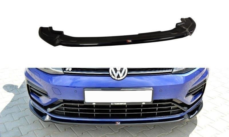 Frontspoiler VW Golf VII R / R-Line Facelift 2017-2020 | V.3 Glossy Black Edition – bilde 3