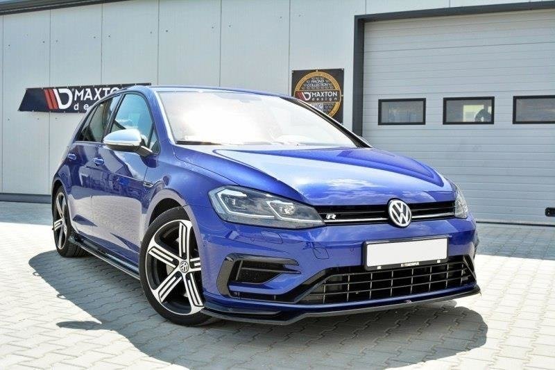 Frontspoiler VW Golf VII R / R-Line Facelift 2017-2020 | V.3 Glossy Black Edition – bilde 4