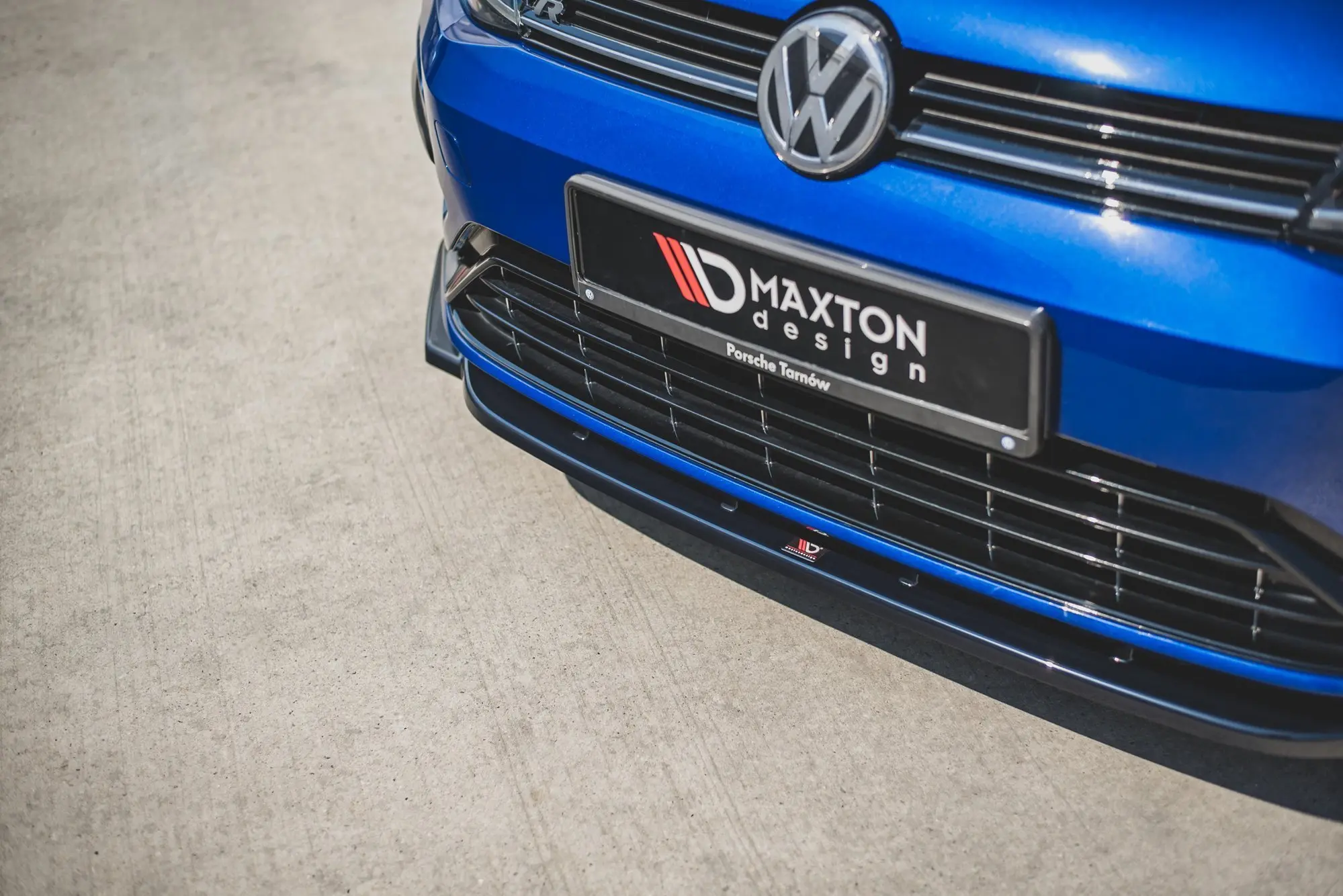 Frontspoiler VW Golf VII R / R-Line Facelift 2017-2020 | V.9 Glossy Black Edition – bilde 5
