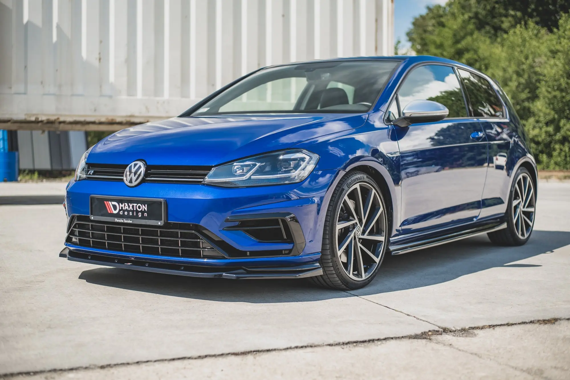 Frontspoiler VW Golf VII R / R-Line Facelift 2017-2020 | V.9 Glossy Black Edition – bilde 6