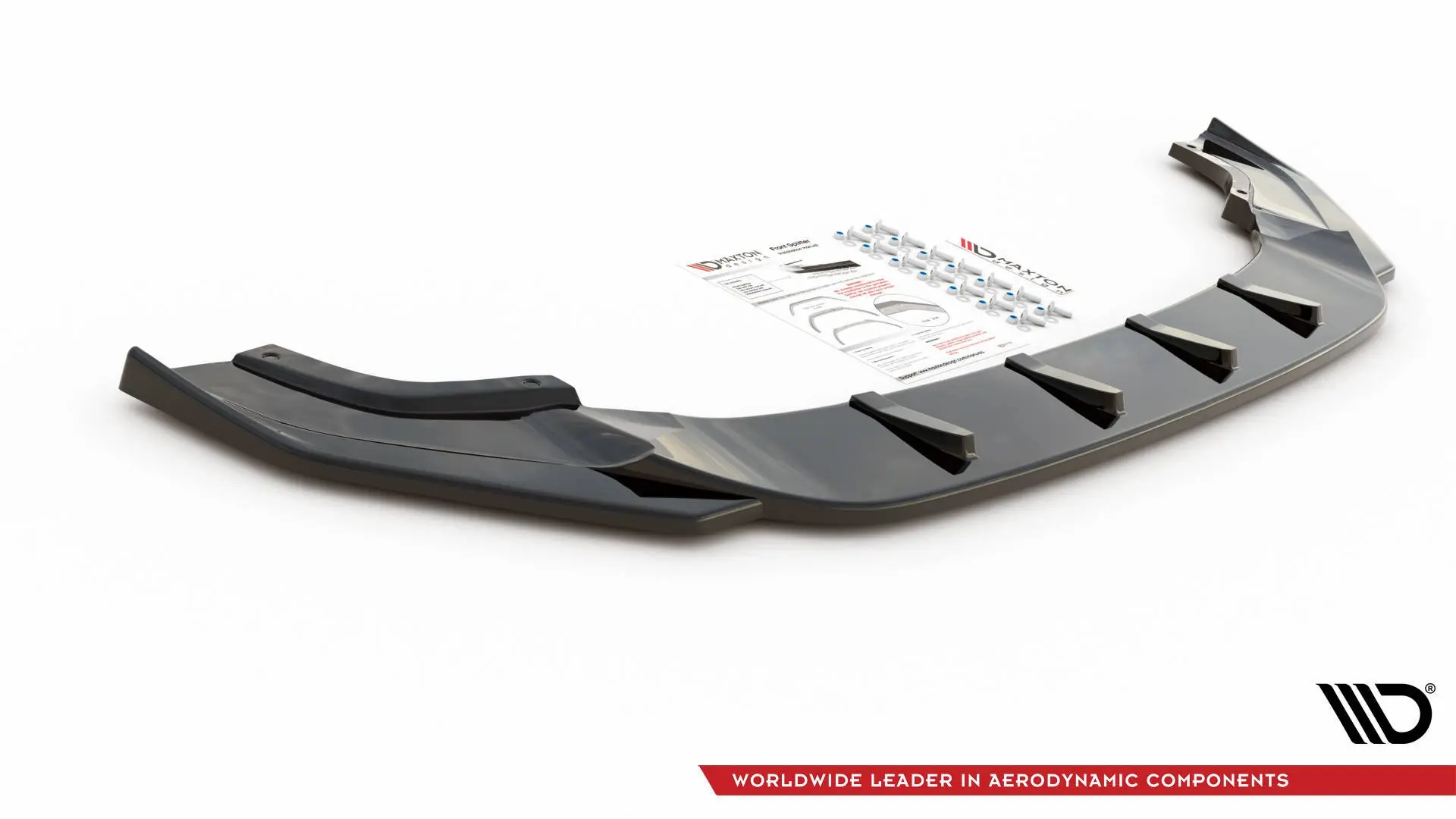 Frontspoiler VW Golf VII R / R-Line Facelift 2017-2020 | V.9 Glossy Black Edition – bilde 7