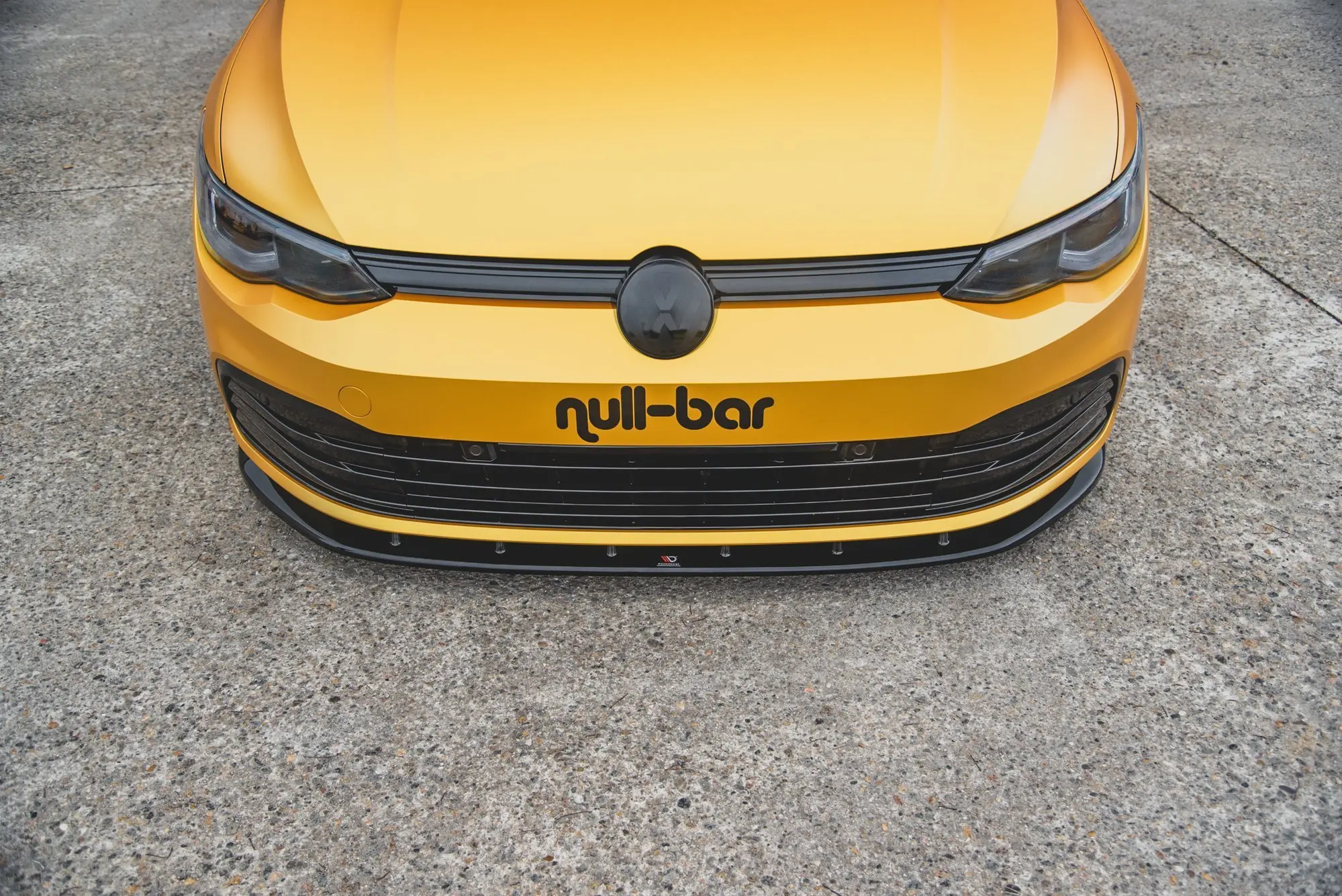 Frontspoiler VW Golf VIII 2019 -> | V.1 Glossy Black Edition – bilde 2