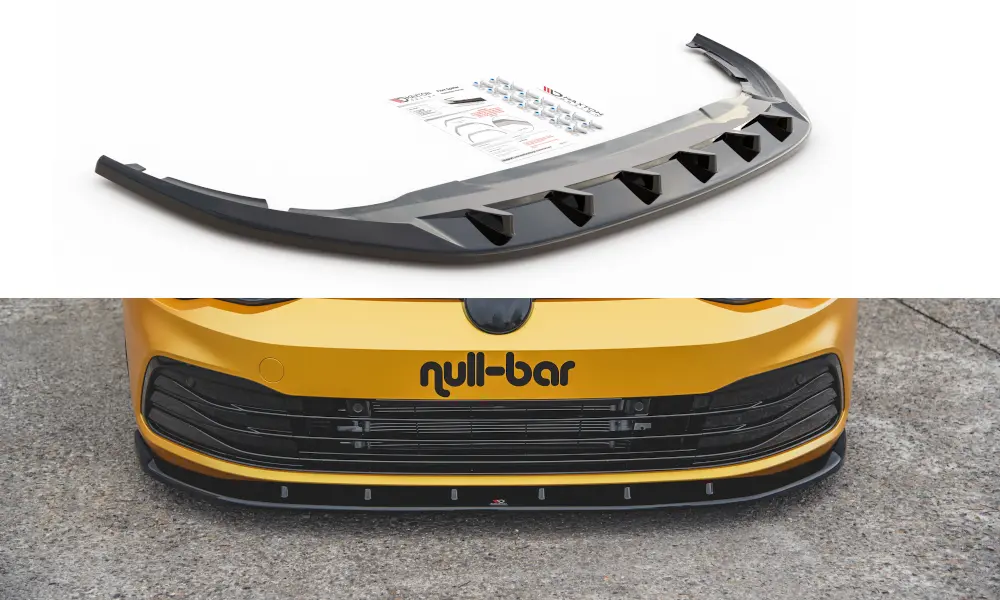 Frontspoiler VW Golf VIII 2019 -> | V.1 Glossy Black Edition – bilde 3