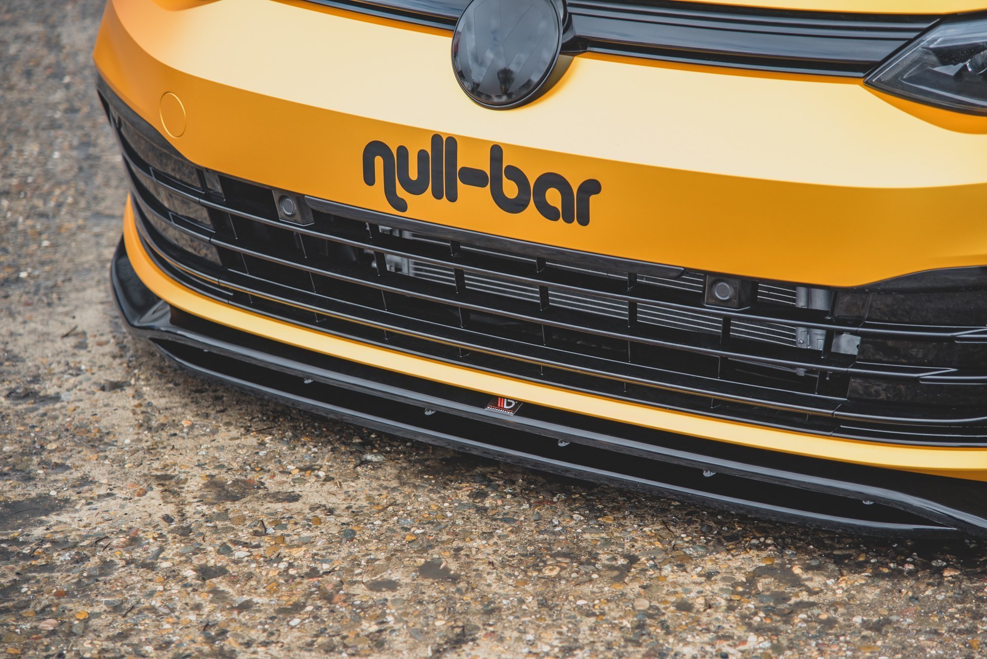 Frontspoiler VW Golf VIII 2019 -> | V.2 Glossy Black Edition