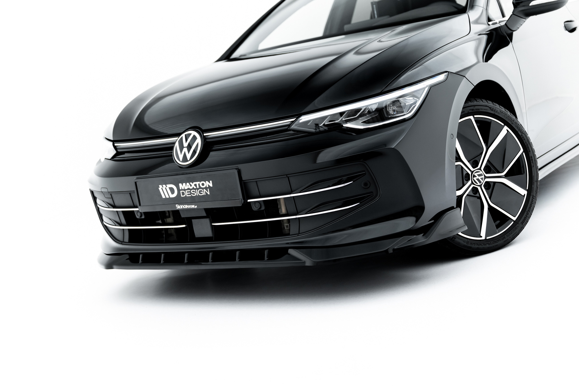 Frontspoiler VW Golf VIII Facelift 2024 -> | Sport Glossy Black Edition V1 – bilde 2