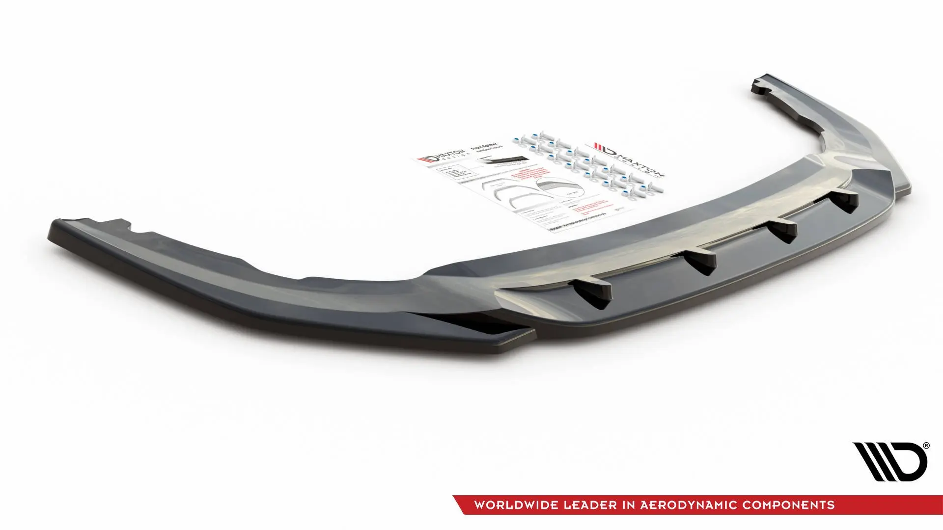 Frontspoiler VW Golf VIII GTI Clubsport 2020-> | V.2 Glossy Black Edition – bilde 5
