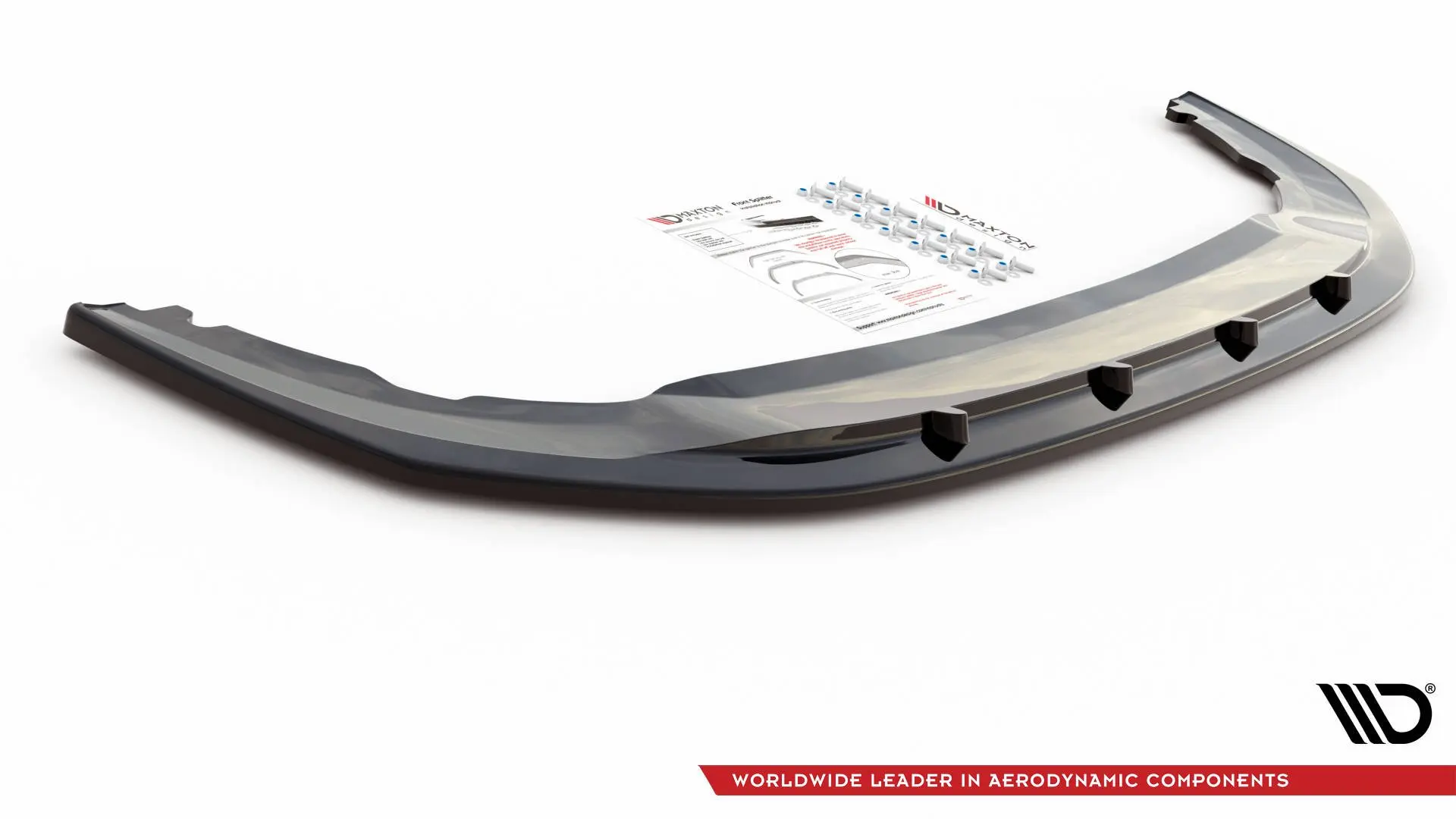 Frontspoiler VW Golf VIII GTI Clubsport 2020-> | V.4 Glossy Black Edition – bilde 5
