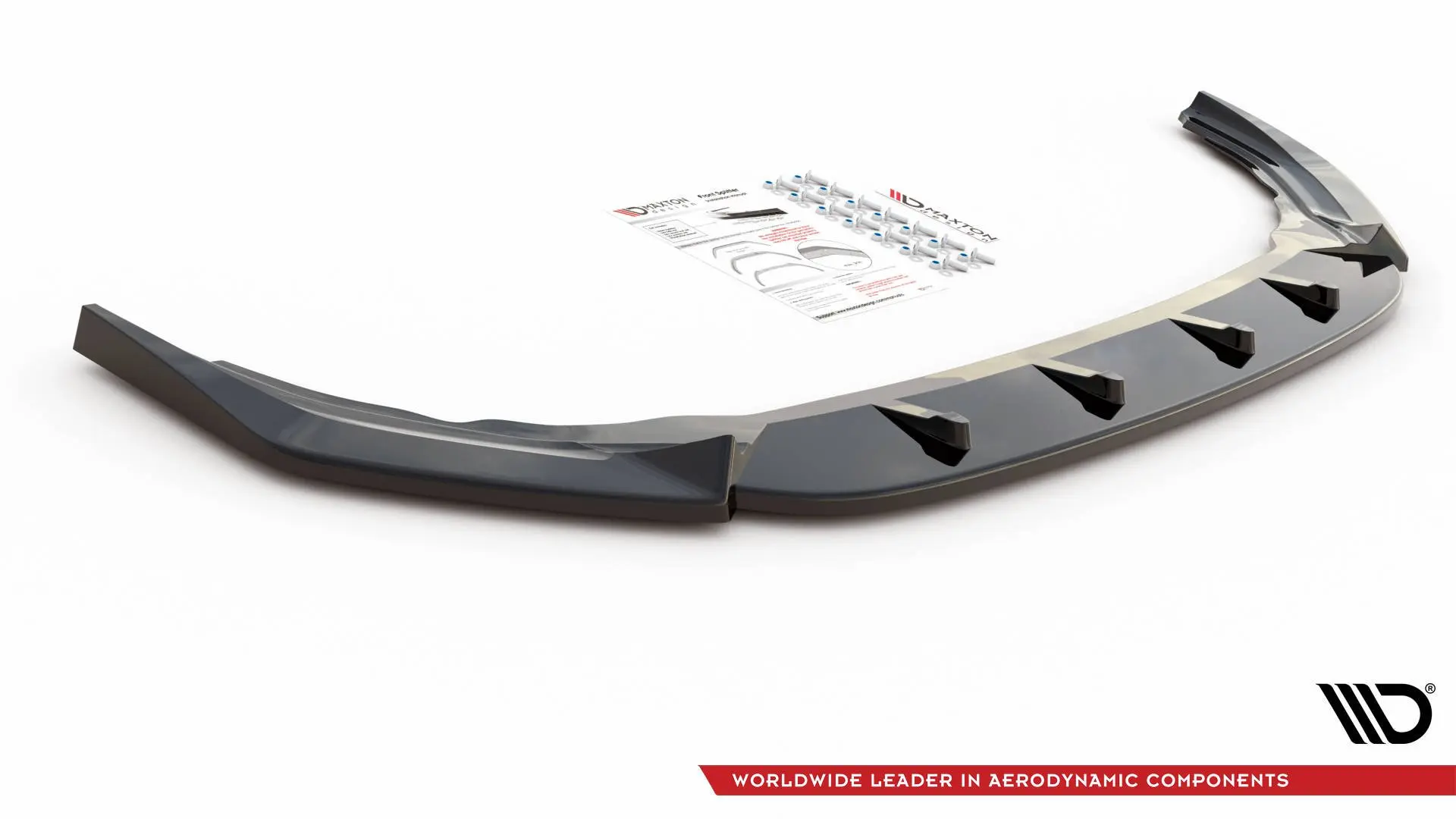 Frontspoiler VW Golf VIII R 2020-> | V.2 Glossy Black Edition – bilde 5