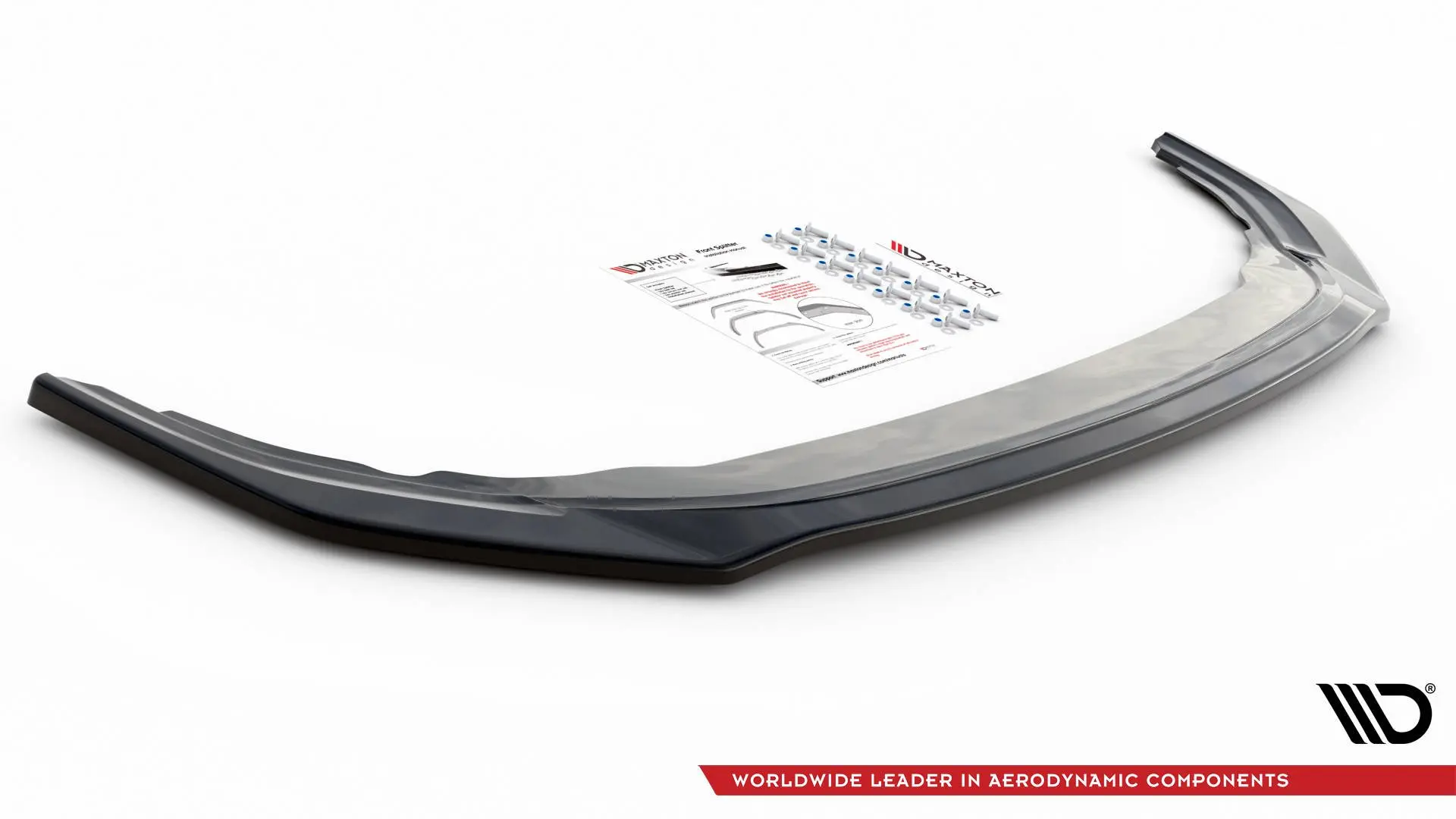 Frontspoiler VW Golf VIII R 2020-> | V.3 Glossy Black Edition – bilde 5
