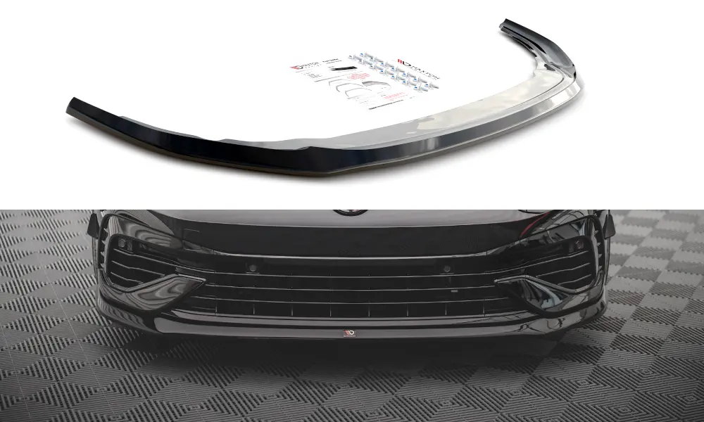 Frontspoiler VW Golf VIII R 2020-> | V.5 Glossy Black Edition – bilde 3