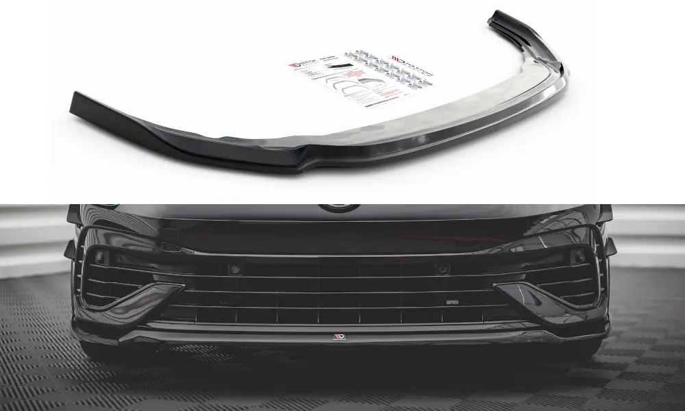 Frontspoiler VW Golf VIII R 2020-> | V.6 Glossy Black Edition – bilde 3