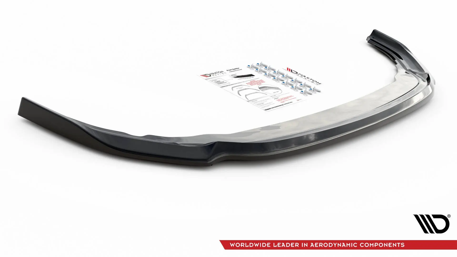 Frontspoiler VW Golf VIII R 2020-> | V.6 Glossy Black Edition – bilde 5
