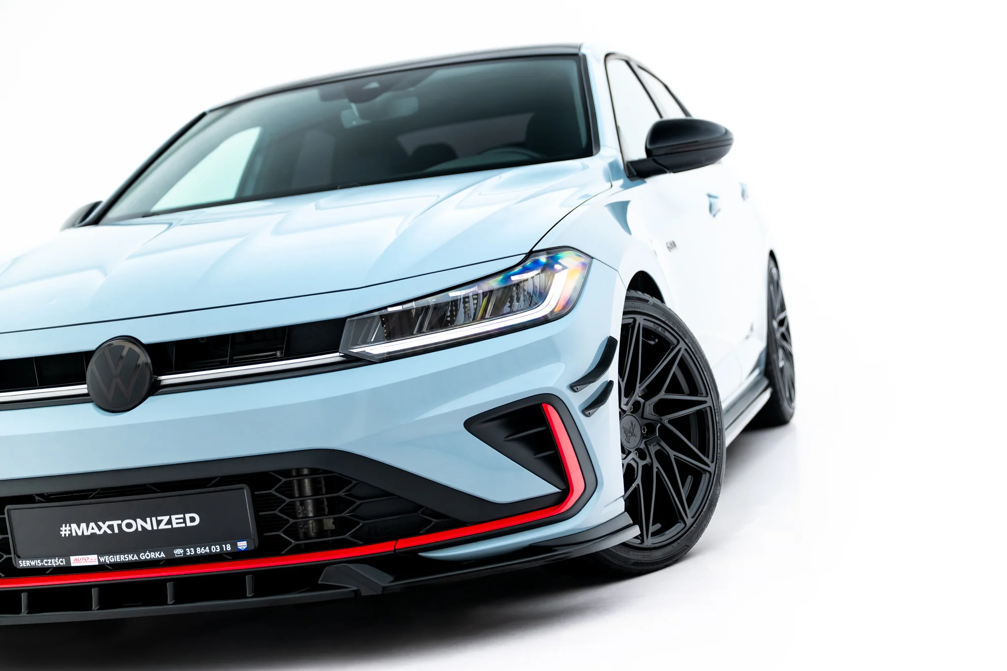 Frontspoiler VW Jetta GLI VII Facelift II 2024 -> | Sport Glossy Black Edition – bilde 4