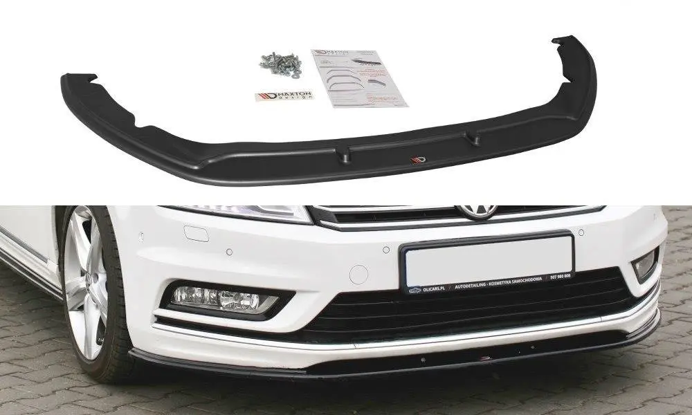 Frontspoiler VW Passat B7 R-Line 2010 – 2014 | Glossy Black Edition – bilde 4