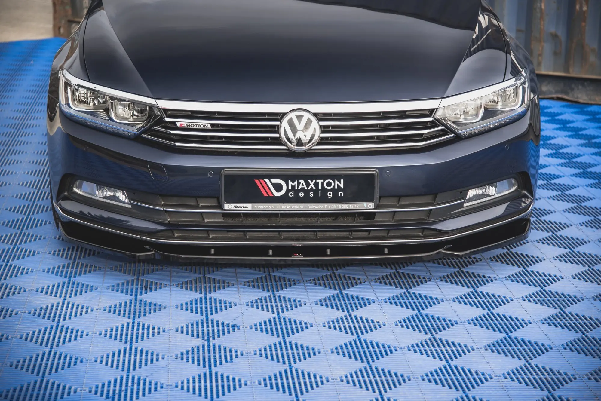 Frontspoiler VW Passat B8 2014 - 2019 | V.1 Glossy Black Edition – bilde 2