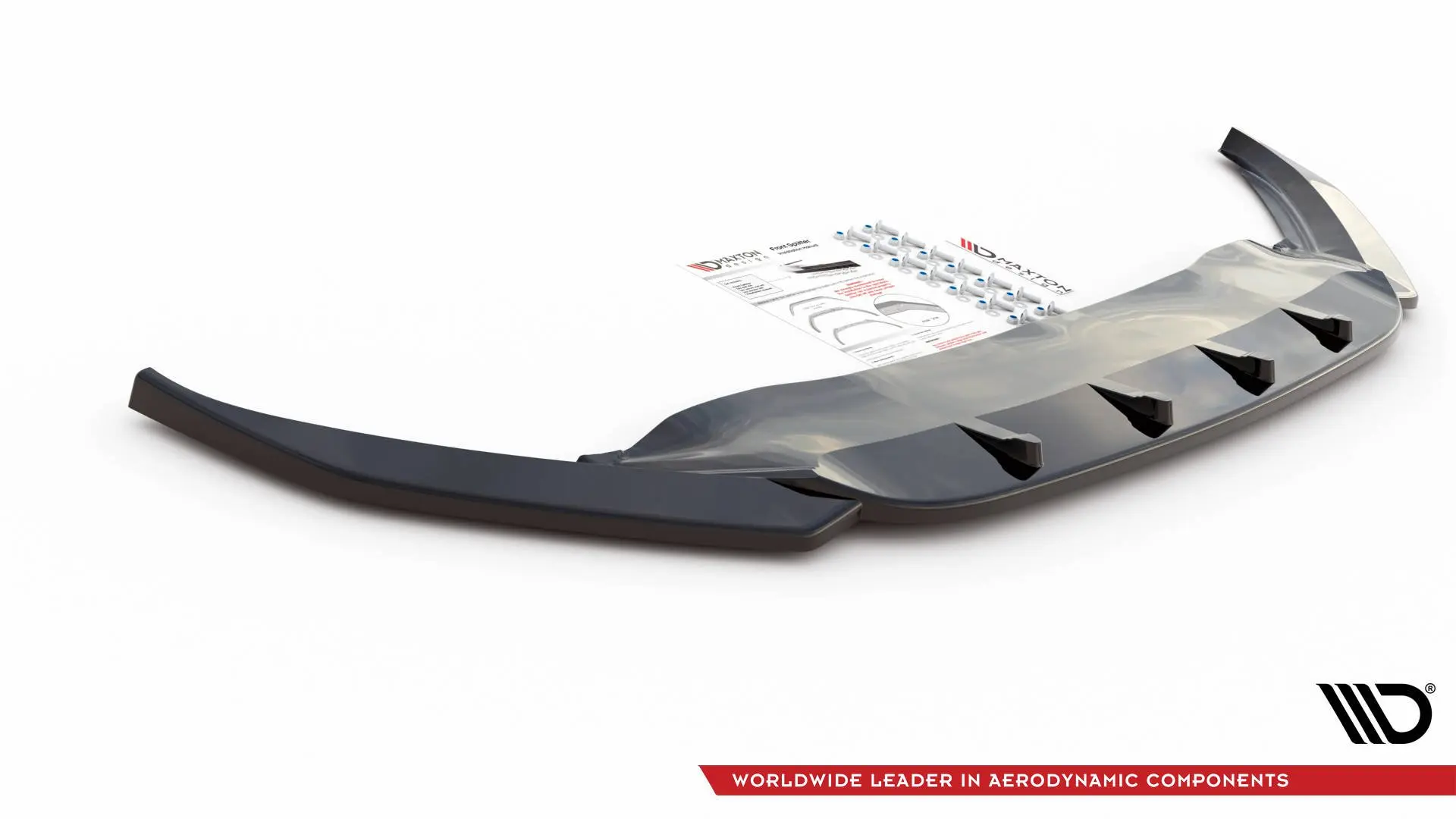Frontspoiler VW Passat B8 2014 - 2019 | V.1 Glossy Black Edition – bilde 5