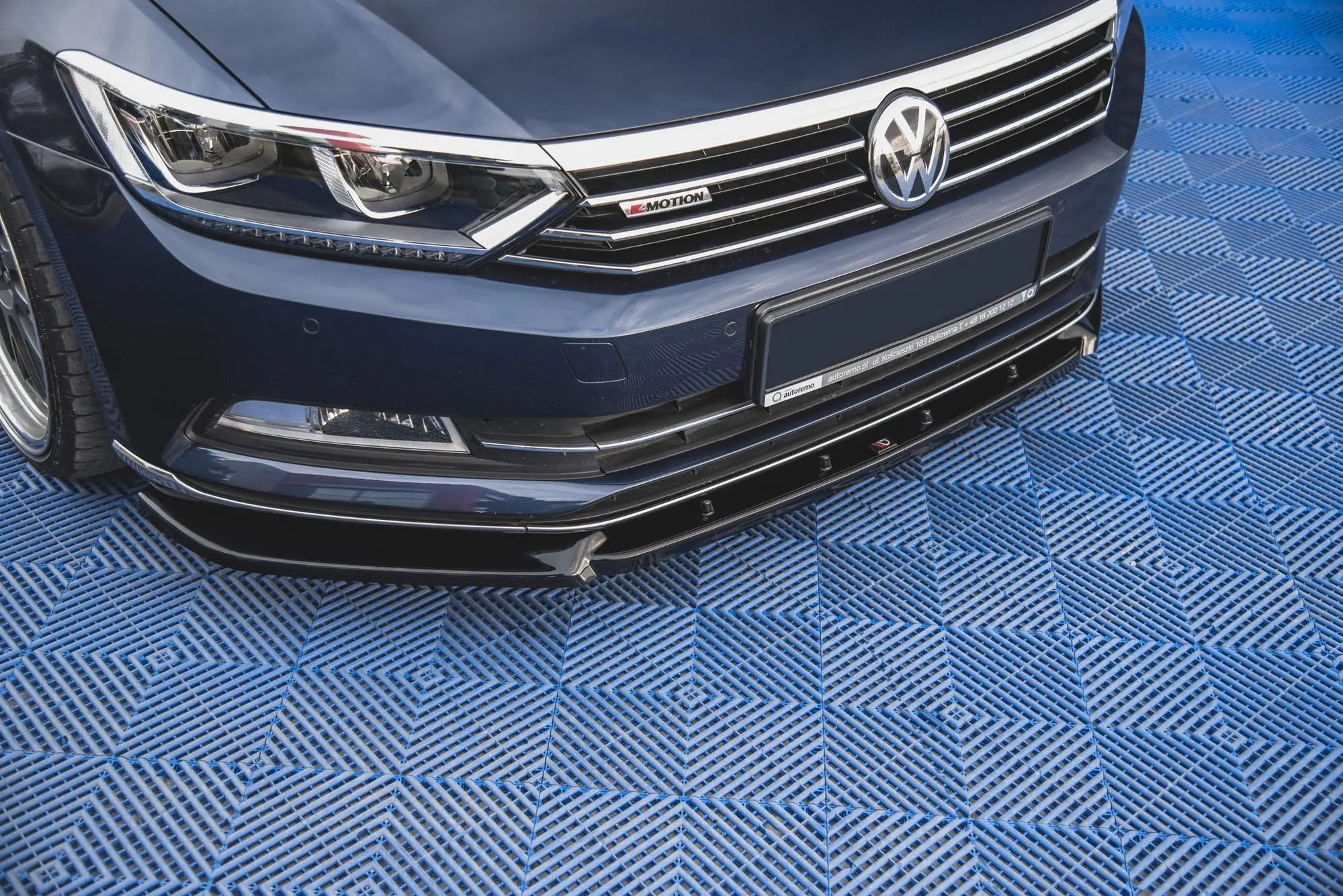 Frontspoiler VW Passat B8 2014 - 2019 | V.2 Glossy Black Edition – bilde 4