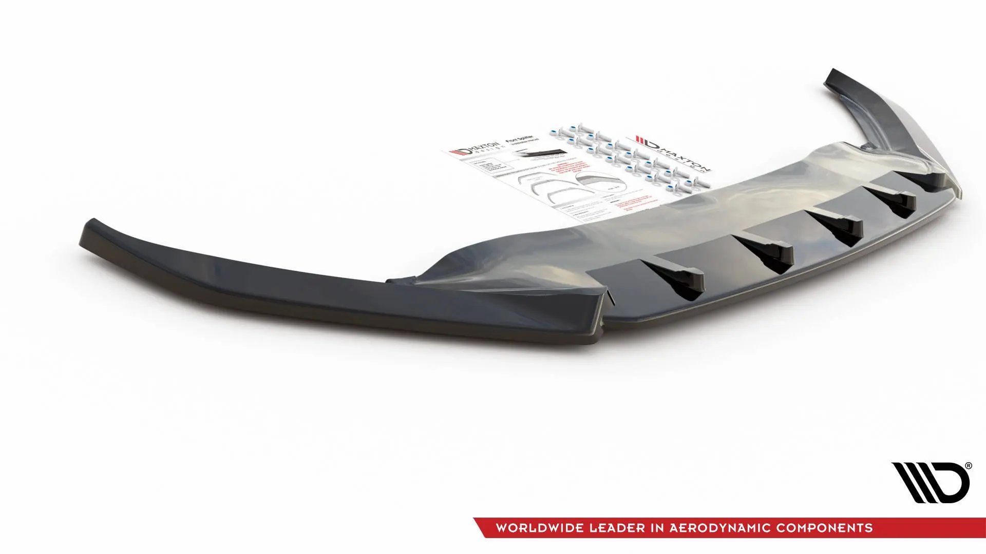 Frontspoiler VW Passat B8 2014 - 2019 | V.2 Glossy Black Edition – bilde 5