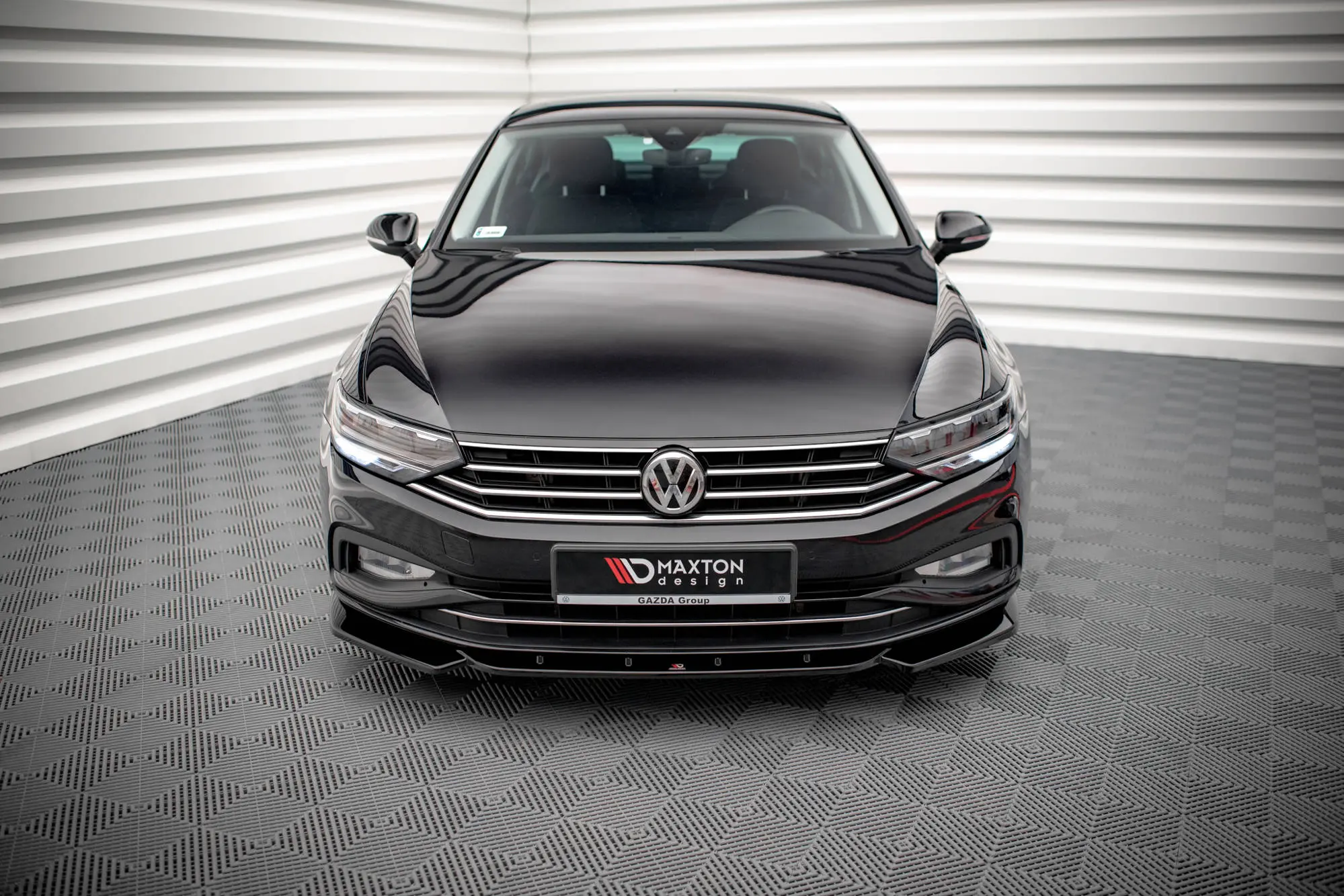 Frontspoiler VW Passat B8 Facelift 2019 - 2023 | V.1 Glossy Black Edition – bilde 2