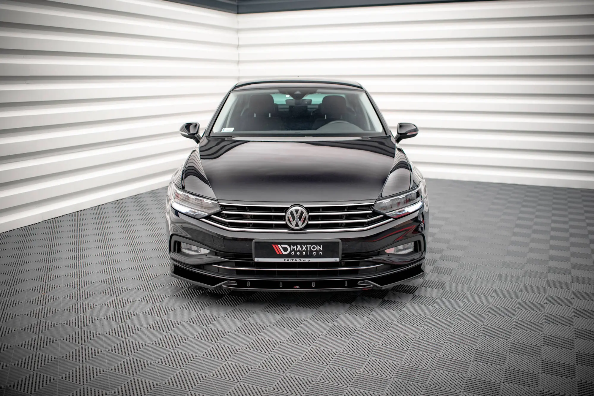 Frontspoiler VW Passat B8 Facelift 2019 - 2023 | V.2 Glossy Black Edition – bilde 3