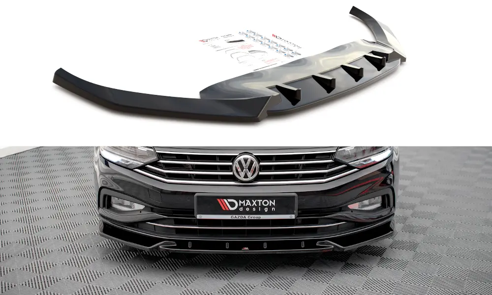 Frontspoiler VW Passat B8 Facelift 2019 - 2023 | V.2 Glossy Black Edition – bilde 4