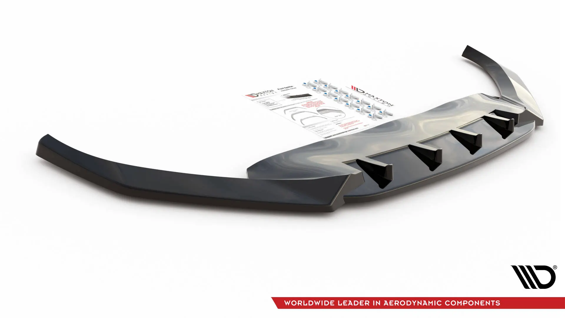 Frontspoiler VW Passat B8 Facelift 2019 - 2023 | V.2 Glossy Black Edition – bilde 5