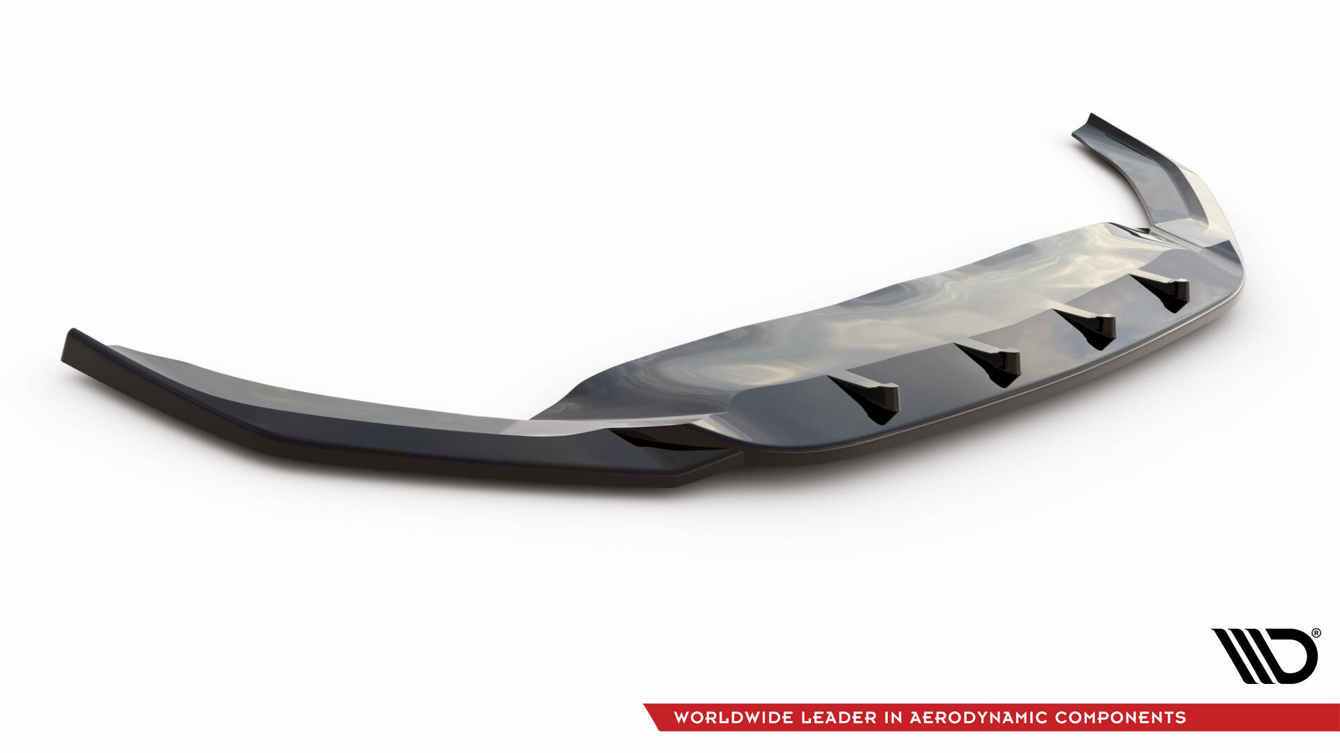 Frontspoiler VW Passat B8 R-Line facelift 2019 - 2023 | V.2 Glossy Black Edition – bilde 5