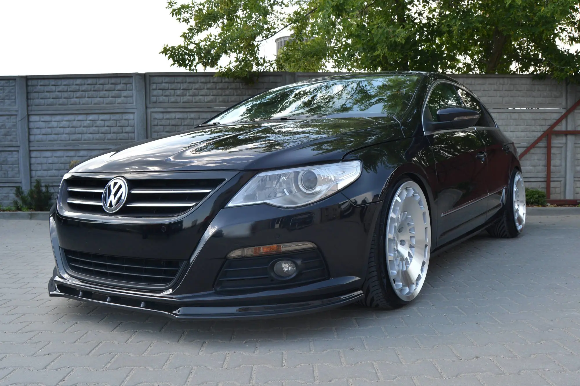 Frontspoiler VW Passat CC  2008-2012 | V.1 Glossy Black Edition – bilde 4