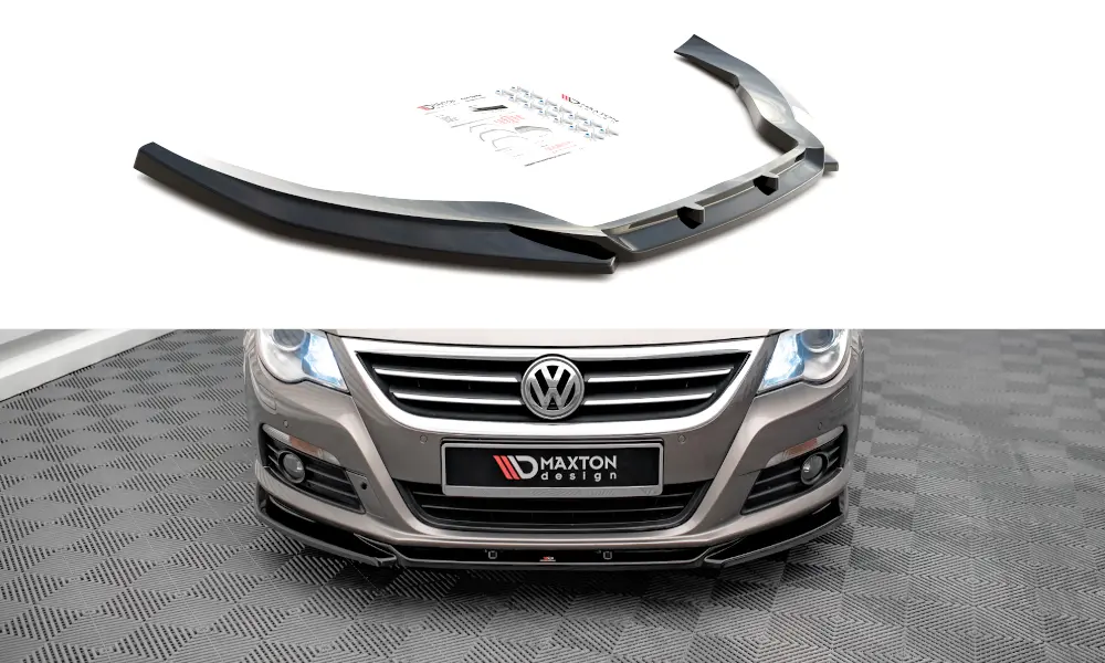 Frontspoiler VW Passat CC R-Line 2008-2012 | V.4 Glossy Black Edition – bilde 3