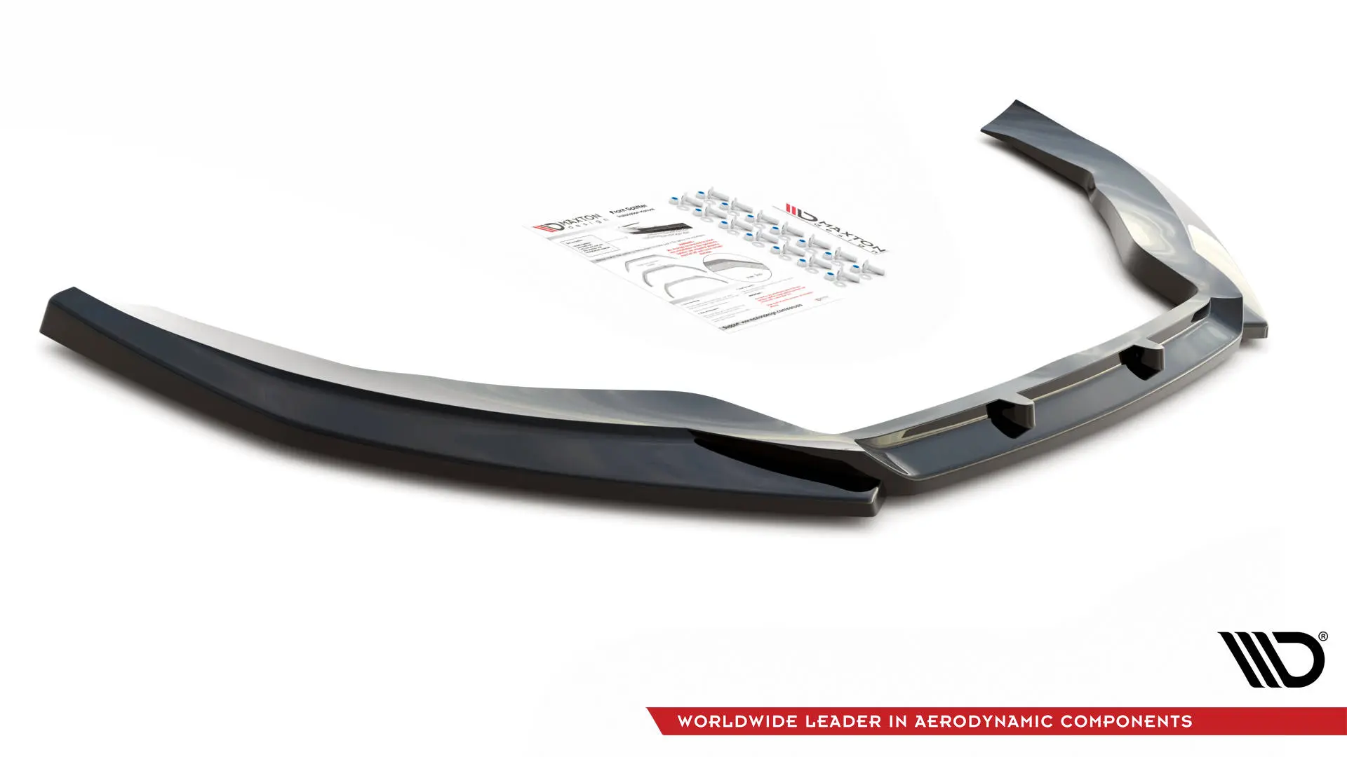 Frontspoiler VW Passat CC R-Line 2008-2012 | V.4 Glossy Black Edition – bilde 5