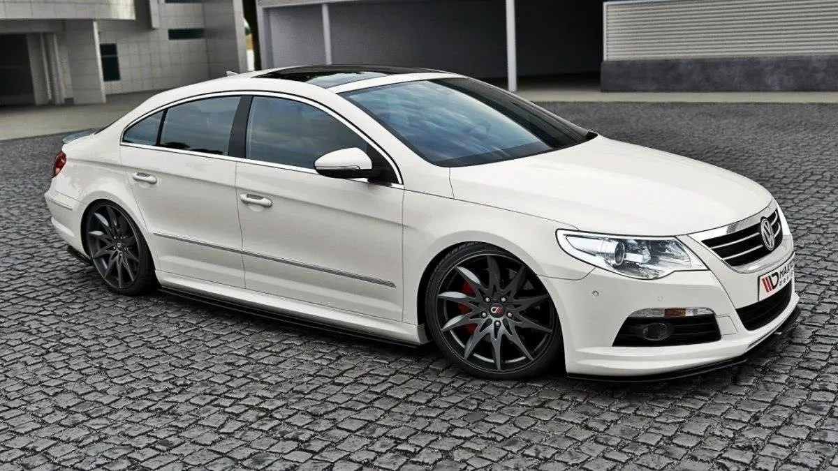 Frontspoiler VW Passat CC R36 R-Line 2008-2012 | Glossy Black Edition – bilde 4
