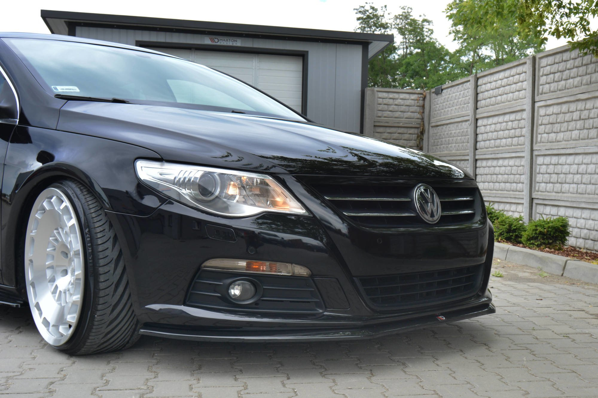 Frontspoiler VW Passat CC Standard 2008 - 2012 | Sport Glossy Black Edition V2 – bilde 3