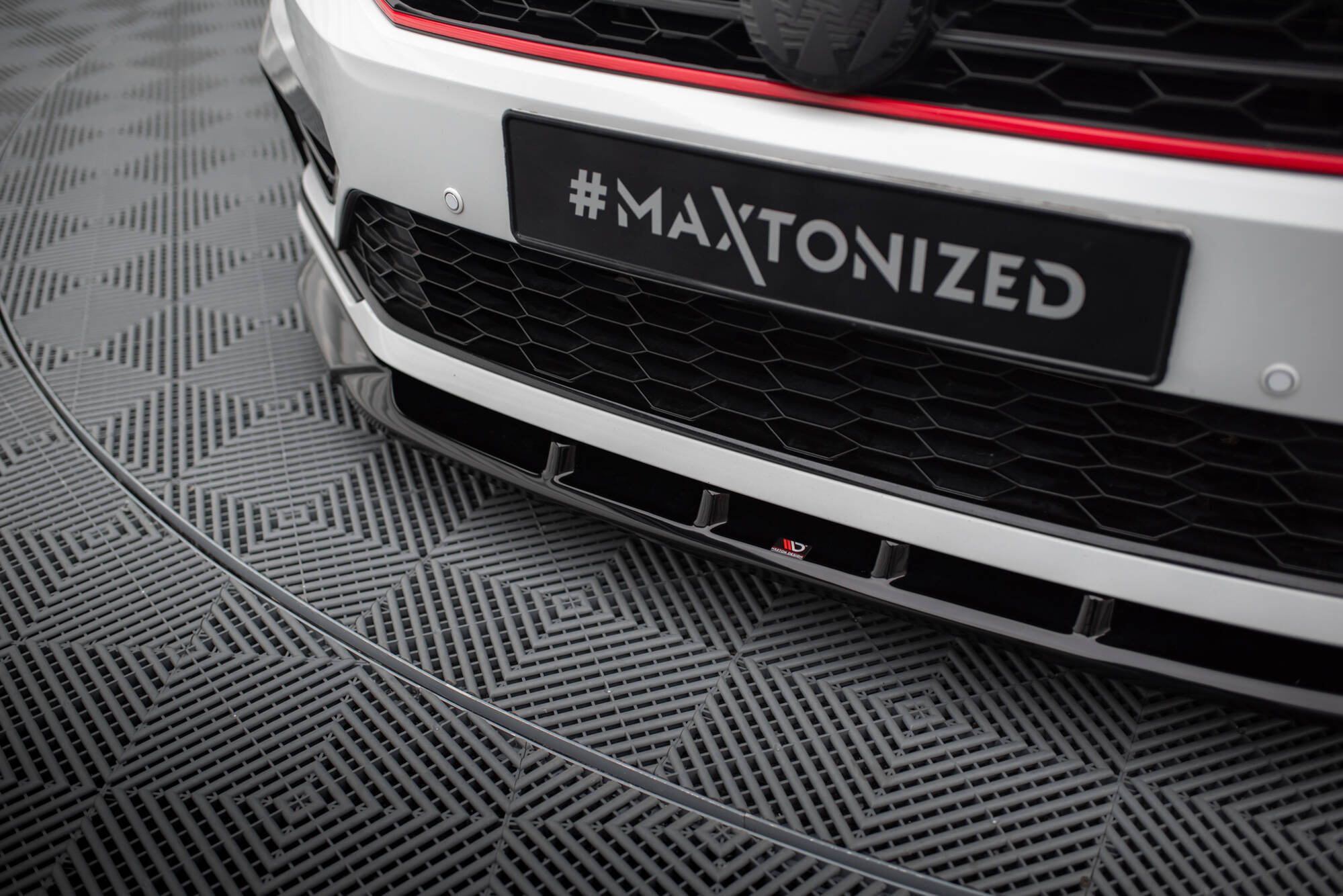 Frontspoiler VW Passat GT B8 Facelift USA 2019 - 2022 | Sport Glossy Black Edition V2 – bilde 3