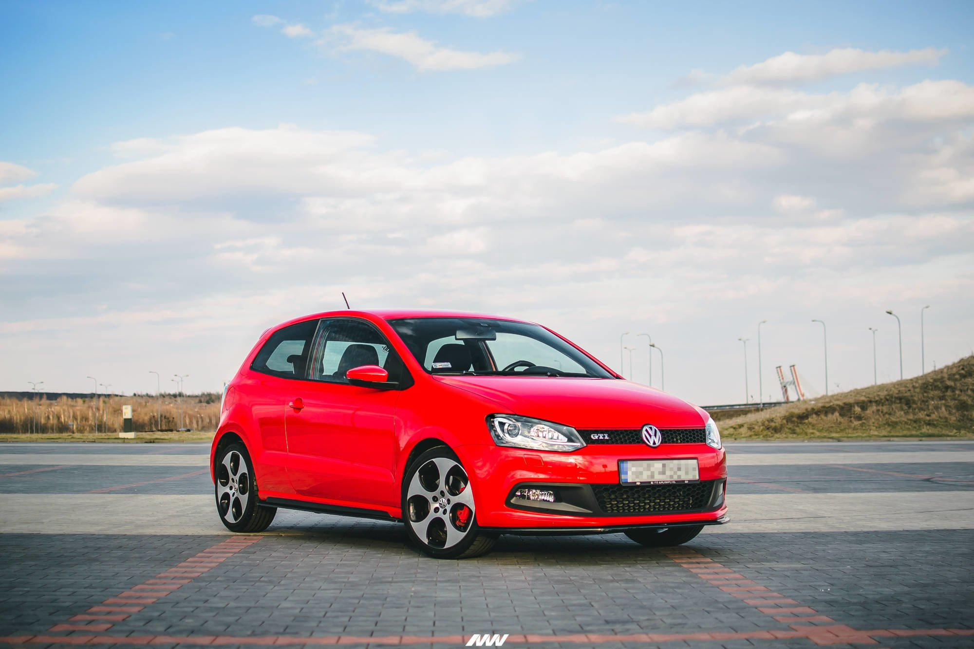 Frontspoiler VW Polo GTI V 2009 - 2014 | Sport Glossy Black Edition V2 – bilde 3