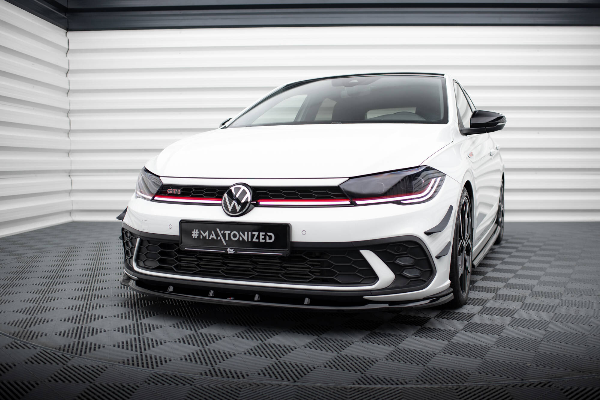 Frontspoiler VW Polo GTI VI Facelift 2021 -> | Sport Glossy Black Edition V1