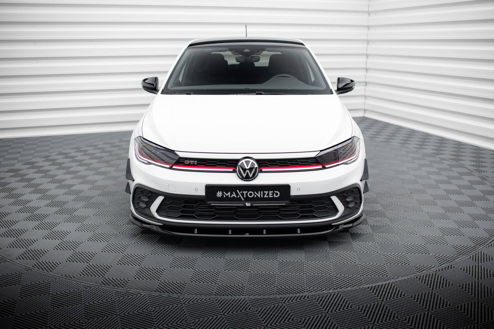 Frontspoiler VW Polo GTI VI Facelift 2021 -> | Sport Glossy Black Edition V1 – bilde 2