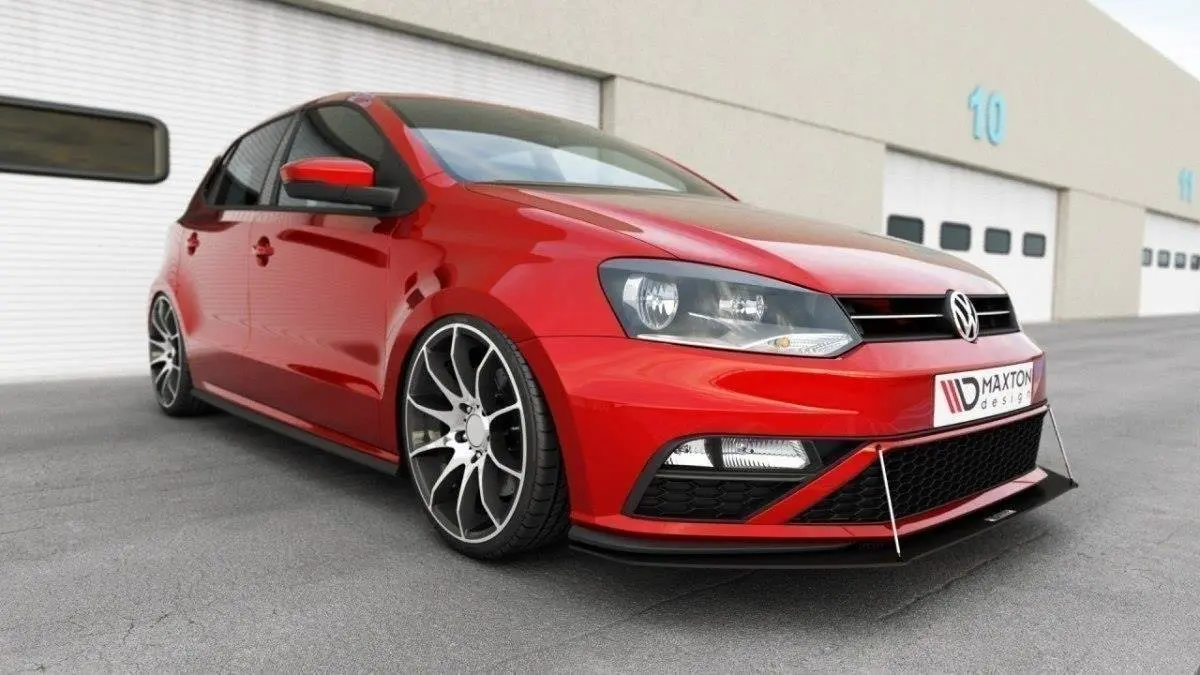 Frontspoiler VW Polo V GTI Facelift 2015-2017 | Racing Black Edition