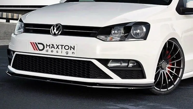 Frontspoiler VW Polo V GTI Facelift 2015-2017 | V.1 Glossy Black Edition – bilde 2