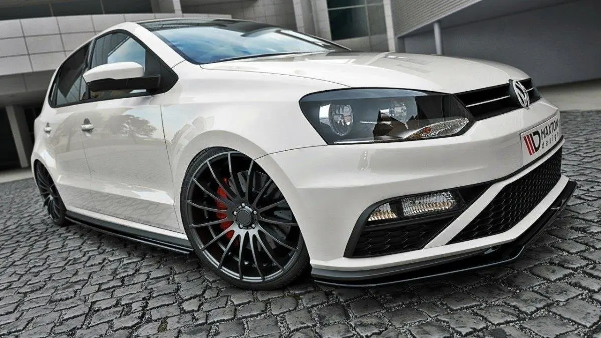 Frontspoiler VW Polo V GTI Facelift 2015-2017 | V.2 Glossy Black Edition