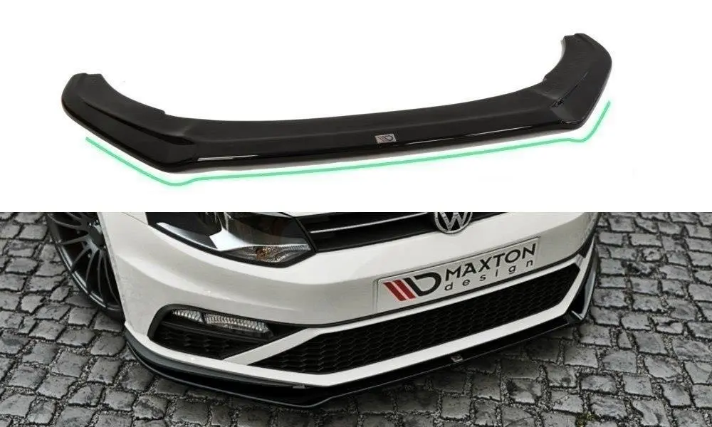 Frontspoiler VW Polo V GTI Facelift 2015-2017 | V.2 Glossy Black Edition – bilde 2