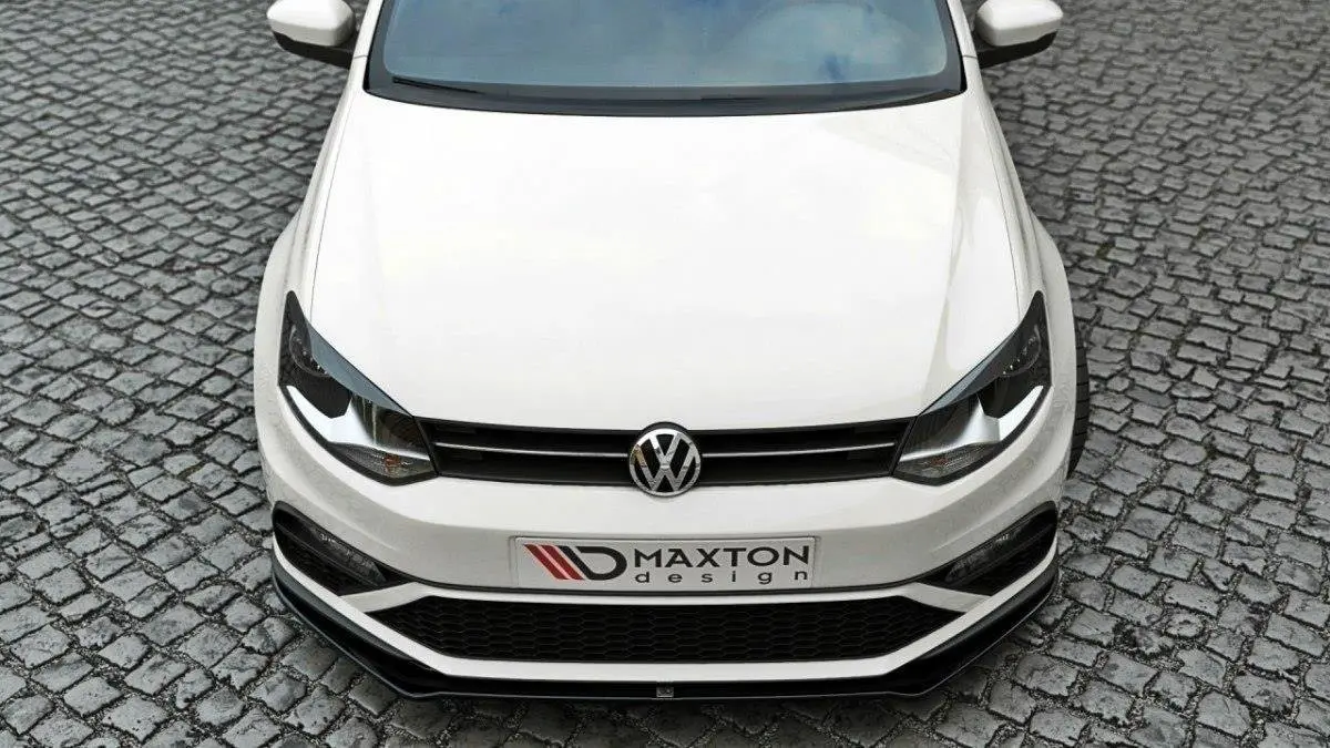 Frontspoiler VW Polo V GTI Facelift 2015-2017 | V.2 Glossy Black Edition – bilde 3