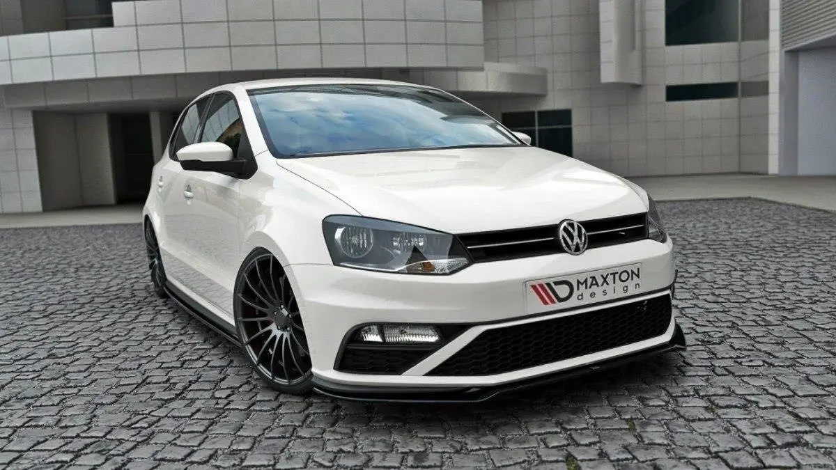 Frontspoiler VW Polo V GTI Facelift 2015-2017 | V.2 Glossy Black Edition – bilde 4
